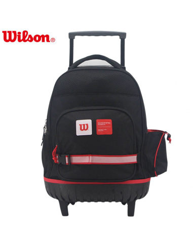 MOCHILA CON CARRO WILSON NEGRA 18"