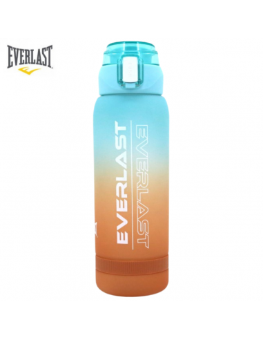 BOTELLA EVERLAST CELESTE/NARANJA