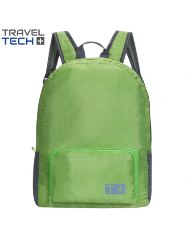 MOCHILA PLEGABLE TRAVEL TECH VERDE