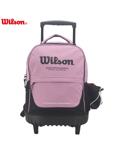 MOCHILA CON CARRO WILSON ROSA 18"