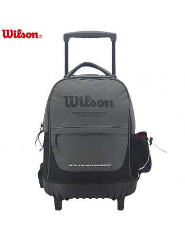 MOCHILA CON CARRO WILSON GRIS 18"