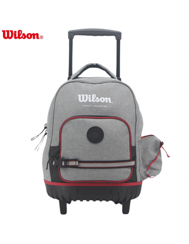 MOCHILA CON CARRO WILSON GRIS 18"