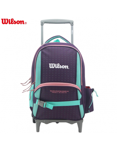 MOCHILA CON CARRO WILSON VIOLETA 20"